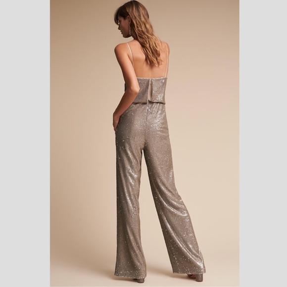 NWT BHLDN LA LUNE SEQUIN JUMPSUIT - Picture 2 of 3